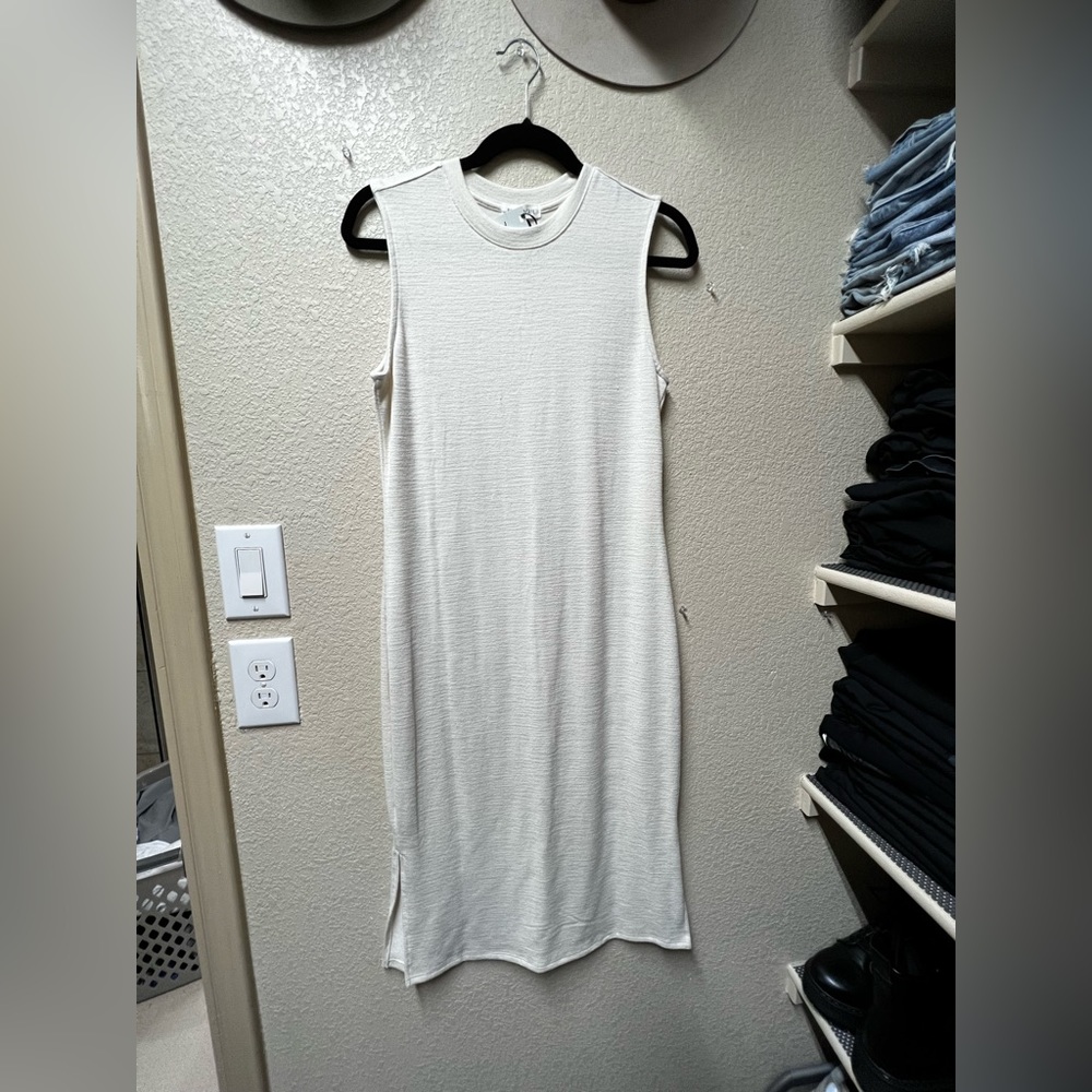 Prologue midi sleeveless dress.